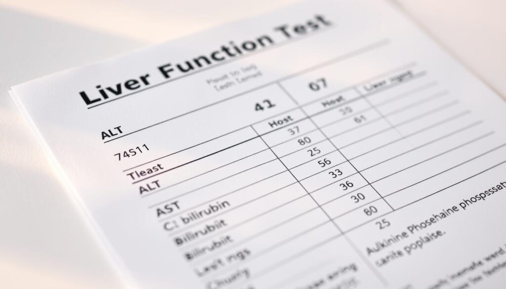 liver function test report analysis